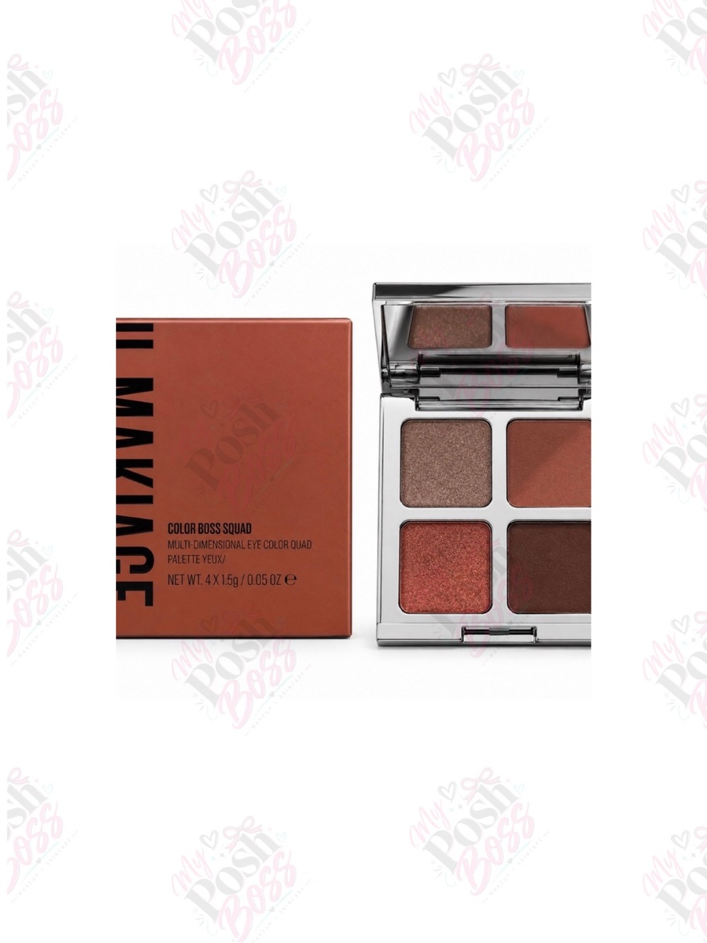 IL MAKIAGE Color Boss Squad Multi-Dimensional Eye Color Quad - BNIB